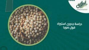 دراسة جدوى استيراد فول صويا