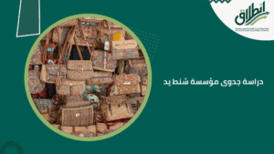 دراسة جدوى مؤسسة شنط يد