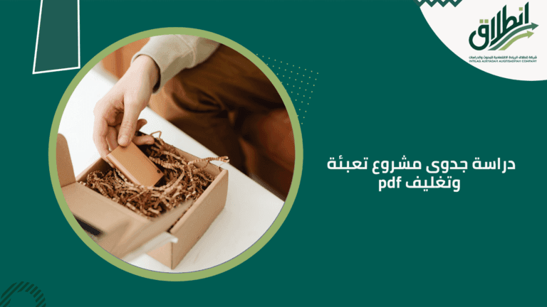 دراسة جدوى مشروع تعبئة وتغليف pdf